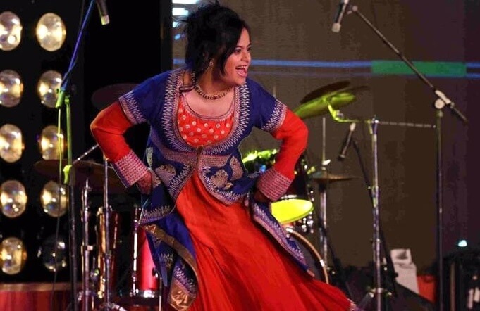 Aarti Shah, a Bollywood actress and power lifter, who spoke at Aurora50's Inclusive Workplaces Summit 2024, dancing. Picture supplied.