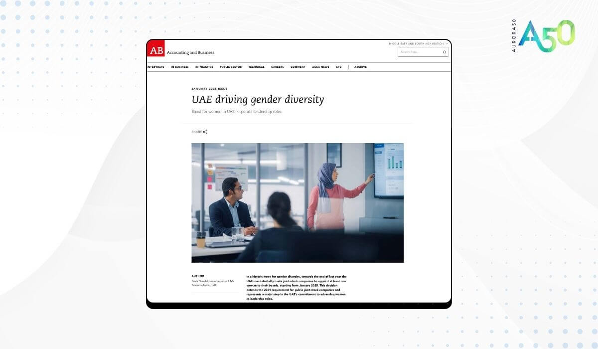 In the media – ACCA AB Magazine – UAE driving gender diversity